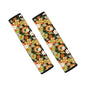 Cute Daisy Safety Belt Cover Shoulder Safety Strap Covers Pads 2 Piece Comfortable Driving Easy to Install Protect You Neck And Shoulder From The Seat Belt Rubbing - color: Cute Daisy