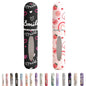 Refillable Perfume Atomizer Travel Bottles– Portable Leakproof Mini Sprayer for Cologne & Essential Oils, Plastic Empty Perfume Bottles with Unique Patterns,2 Pcs(Black and Pink Lover Set) - color: Black and Pink Lover Set