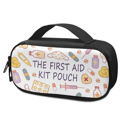 Insulin Cooler Travel Case for Women Waterproof, Diabetic Medication Insulated Cool Organizer with Zipper for The Daily Life and Trip - The First Aid Kit Pouch - color: The First Aid Kit Pouch