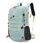 Bseash 40L Waterproof Hiking Backpack with Rain Cover, Outdoor Sport Travel Bag Daypack for Camping Climbing Skiing Cycling (Milk Green) - color: Milk Green