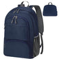 HOLYLUCK 20L lightweight packable Hiking Daypack Foldable Backpack for Men Women Small Travel Outdoor Foldable Shoulder Bag-dark blue - color: Dark Blue