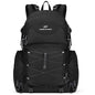 Maelstrom Hiking Backpack, 40L Waterproof Camping Daypack for Men and Women, Lightweight Travel Pack with Rain Cover (Black) - color: Black