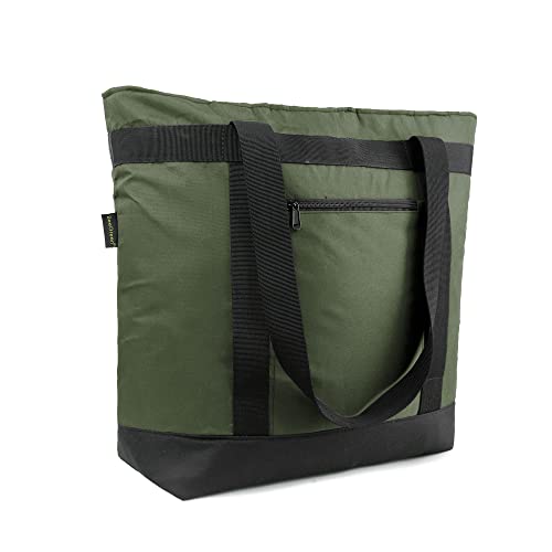 BeeGreen Insulated Cooler Bag Leakproof Freezer Shopping Tote for Groceries Heavy Duty Thermal Food Delivery Bag - color: Moss, style: Sling Cooler