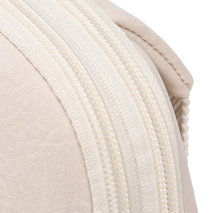 INICAT Anti Theft Crossbody Bags for Women Travel Small Sling Bag Fanny Packs Cross Body Purses Everyday - color: Milky White Antitheft, size: Large