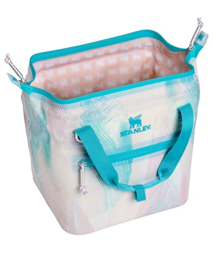 Stanley All Day Julienne Soft Cooler Bag and Lunch Box | Insulated Travel Bag with Zipper | BPA-Free - color: Sea Glass Plume, style: Mini