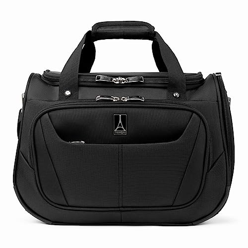 Travelpro Maxlite 5 Softside Lightweight Underseat Carry-On Travel Tote, Overnight Weekender Bag - color: Tote Black