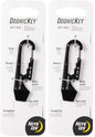 Nite Ize DoohicKey Keychain Multi Tool, Stainless-Steel 5-in-1 Multi Tool With Bottle Opener + Carabiner Clip, Black (Pack of 2) - size: 1 Count (Pack of 2)