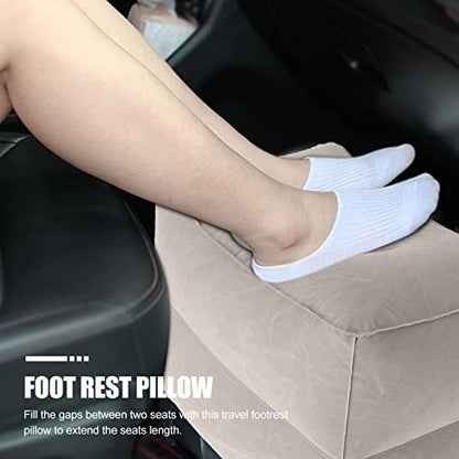 1 Set Floor Mat Height Leg Pillow Airplane Bed for Toddlers Leg Rest Pillow Kids Airplane Bed Travel Crib for Kids Office Desk Flocking PVC to Sleep
