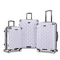 Kenneth Cole REACTION Diamond Tower Collection Lightweight Hardside Expandable 8-Wheel Spinner Travel Luggage, Lavender, 3-Piece Set (20", 24", & 28") - color: Lavender, size: 3-Piece Set (20", 24", & 28")