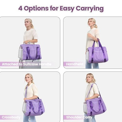 Cambond Spirit Airlines Personal Item Bag 18x14x8 Inch - 30L Lightweight Personal Item Travel Bag with Shoulder Strap for Short Trip, Compact Underseat Foldable Travel Duffel Carry on Bag
