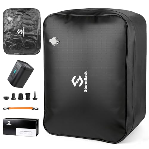 41L Travel Vacuum Bags with Pump, 180° Open,Compression Bags for Travel Luggage, Reusable IP67 Waterproof Vacuum Seal Packing Cubes for Carry On Suitcase and Backpack (1PC + Pump) - size: 1PC-PUMP