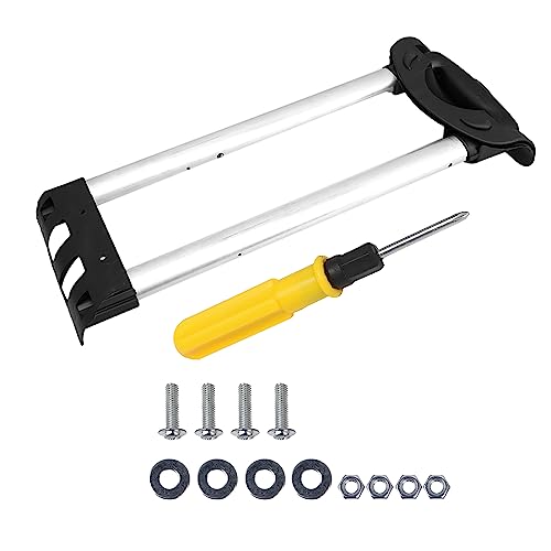 SHANOER Luggage Suitcase R003# Repair Kit w/ 37.79" Telescopic Handle & Grey Cup Holder & Screw & Screwdriver