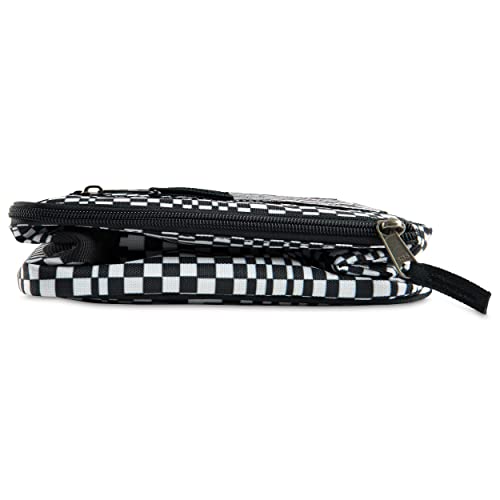 PackIt Freezable Classic Lunch Box, Checked Out, Built with EcoFreeze Technology, Collapsible, Reusable, Zip Closure With Zip Front Pocket and Buckle Handle, Perfect for School Lunches - color: Checked Out