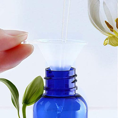 Wedama Spray Bottle, 2 oz Fine Mist Glass Spray Bottles, Little Refillable Liquid Containers for Watering Flowers Cleaning (16 Pack, Blue) - color: Blue, size: 2 Ounce (Pack of 16)