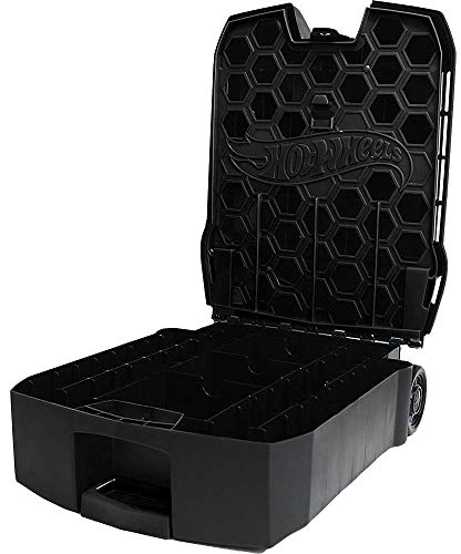 Hot Wheels 100-Car Storage Case – Large Capacity Organizer for 1:64 Die-Cast Vehicles with Handle and Latch, Durable Portable Carrying Case for Kids, Travel, and Toy Car Collectors - style: 100 Car Carry Roller