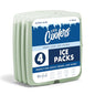 Cool Coolers by Fit & Fresh Slim Ice Packs, Quick Freeze Reusable Ice Packs for Lunch Boxes & Coolers, Long-Lasting, Space Saving Lunch Ice Packs, Sage, 4Pk - color: Sage (4 Pack)