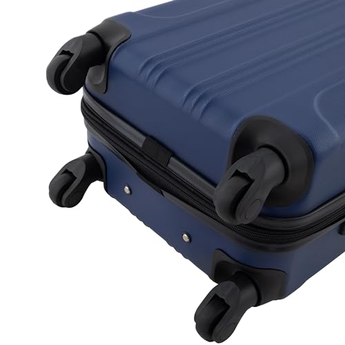 Travelers Club Chicago Hardside Expandable Spinner Luggage, Navy Blue, 22" Carry-On - color: Navy Blue, size: 22" Carry-On
