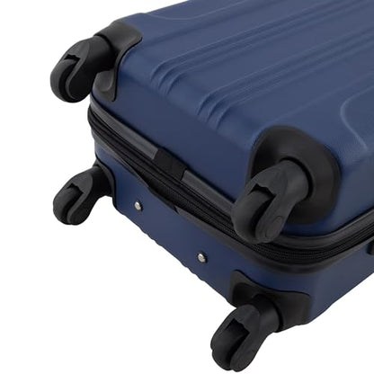 Travelers Club Chicago Hardside Expandable Spinner Luggage, Navy Blue, 22" Carry-On - color: Navy Blue, size: 22" Carry-On