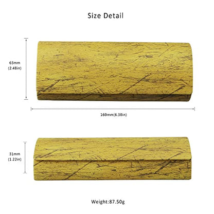 LifeArt Eyeglass Case Hard Shell, Portable Sunglass Case for Women and Men, fashionable PU Leather Eyeglass Case, Lightweight - color: 635_yssl(yellow)