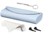 RayLove Ultimate Glasses Case Kit, Hard Shell Sunglasses and Eyeglass Case with Cleaning Cloth, Screwdriver, Ear Hooks - style: 1pack,light Blue