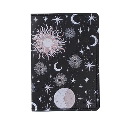 Passport Cover for Kids, Women and Men,Travel Documents Organizer Protecto,Travel Passport Holder,Passport Holder Cover Travel Wallet (sun) - size: sun