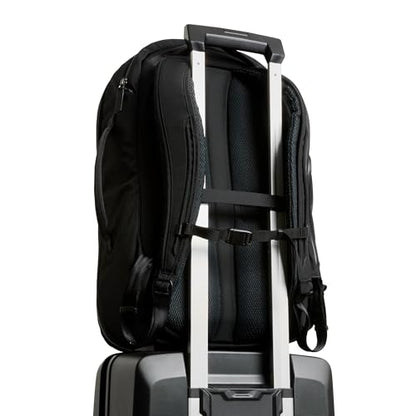 Bellroy Transit Travel Pack Pro (30–38 liter carry-on travel backpack, with laptop sleeve, RFID protection and zip bottle pocket) - Black - color: Black