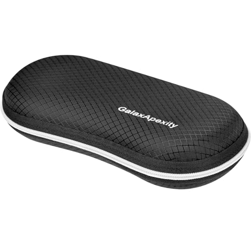 GalaxApexity Sunglasses Case, Hard EVA Shell Shockproof Sport Glasses Case,Travel Zipper Eyeglasses Holder