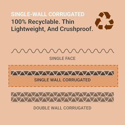 BOX USA Corrugated Mailing Mailer Boxes Small 8" x 4" x 2" (50 Pack) Cardboard Shipping Box for Packaging Moving Packing Storage - White, 50 Pack - size: 8 x 4 x 2 inches
