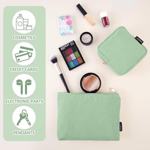 MAGEFY Makeup Bag Small Cosmetic Bag for Women - color: Green