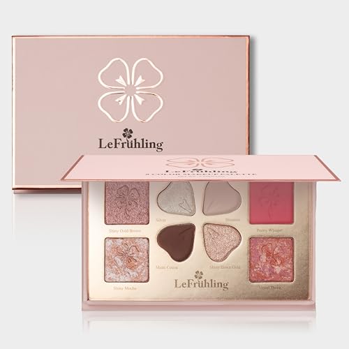 All in one Full Size Travel-Friendly Baked Makeup Palette,High Pigmented Long Lasting, glitter Shimmer Matte,Bronzer Blush Highlighter and Eyeshadows