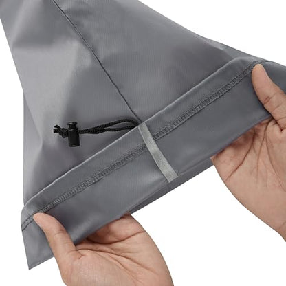 PALTERWEAR Drawstring Bag with Toggle - Nylon Cinch and Ditty Pouch Six-Pack (Gray, 5 x 7 Inch, Set of 6) - color: Gray, size: 5 x 7 Inch