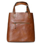 Premium Collection Genuine Leather Two-bottle Wine Tote | Luxury & Style Bag | Ideal Gift | Women and Men - color: Brown