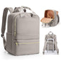 wepadre Small Travel Backpack Carry on Flight Approved Personal Item Travel Bag Carry on Backpack for Women Work Laptop Backpack for Traveling Carry on Luggage - color: Khaki