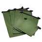 TRENDBOX Roll Top Waterproof Dry bag Kit Storage Compression Bag Sack Poch Packing Organizers Water Resistant Camping Travel - color: Set of 5 - ForestGreen