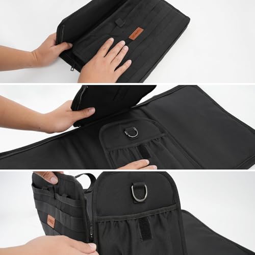 Seat Back Organizer & camping bag Convertible Front Seat Organizer Bag with Shoulder Strap, 2 in 1 Tactical Car MOLLE Panel Back Seat Car Organizer for All Vehicles