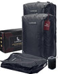 travel pack vacuum kit - Reusable Nylon Compression Bags + Rechargeable Pump - Save 60% Space - vacuum travel bags with pump - for Carry-On & Suitcase 2packbag