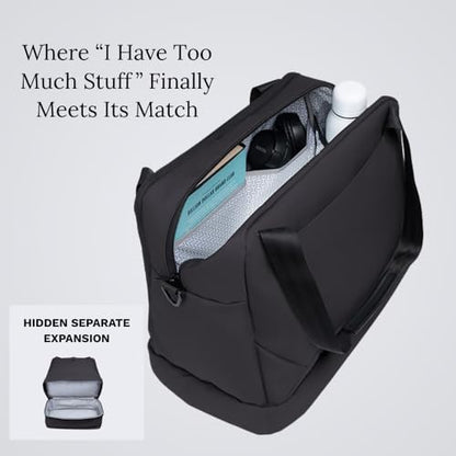 Knack Expandable Metro Duffel Midnight Black - color: Midnight Black, style: Metro Duffel