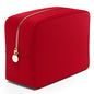 Embla Large Makeup Bag and Waterproof Nylon Travel Toiletry Bag, Large Capacity Cosmetic Zipper Pouch, Red - color: Ruby, size: Large