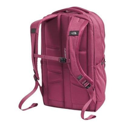 THE NORTH FACE Women's Jester Everyday Laptop Backpack - PFAS Free, Cyber Berry Dark Heather, One Size - color: Cyber Berry Dark Heather