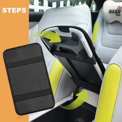 Auto Center Console Pad,American Flag 1 Auto Armrest Pad Seat Box Cushion,Armrest Cover Protector for Vehicle SUV Truck Car - color: American Flag