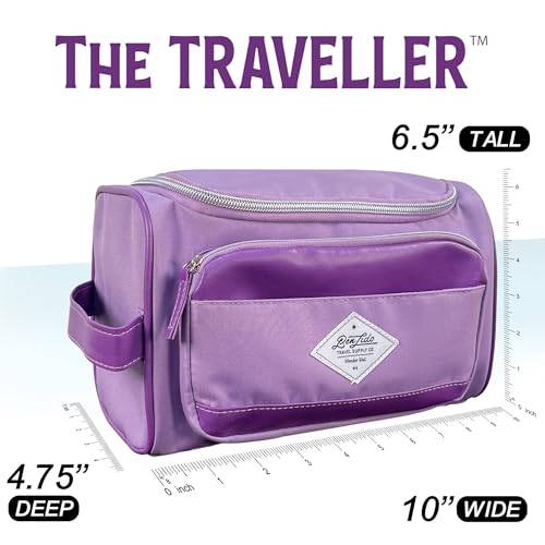 Convenience Kits International Women’s Super Premium 31 PC Travel Kit Featuring: Ensemble of Travel-Size Hair Care Products Plus Face, Body, Oral Care, Travel Essentials in Large Purple Toiletry Bag - style: Super Premium Kit