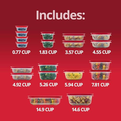 Rubbermaid EasyStore Containers, 38-Piece Set, Food Storage Containers, Food Storage Containers with Lids - size: 38-Piece