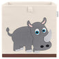 Foldable Animal Cube Storage Bins Fabric Toy Box/Chest/Organizer for Kids Nursery, 13 inch (Rhino) - color: Rhino