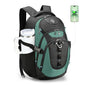 Swissdigital Design Laptop Backpack with USB Charging Port, Travel Backpack Fits 15.6 inches Computer, 31L College School Backpack for Men, Lake Green/Black | SD803-27 - color: Lake Green/Black