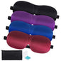 4-Pack Eye Masks for Sleep with Adjustable Strap Comfortable Sleep Masks for Women and Man Night Sleep, Travel, Nap Red - color: Black&purple&blue&red