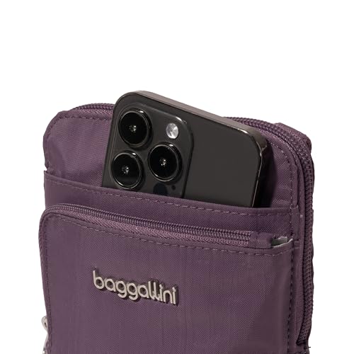 Baggallini Women's Securtex Anti-theft Activity Crossbody Bag - color: Misty Purple