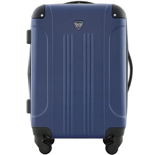 Travelers Club Chicago Hardside Expandable Spinner Luggage, Navy Blue, 22" Carry-On - color: Navy Blue, size: 22" Carry-On