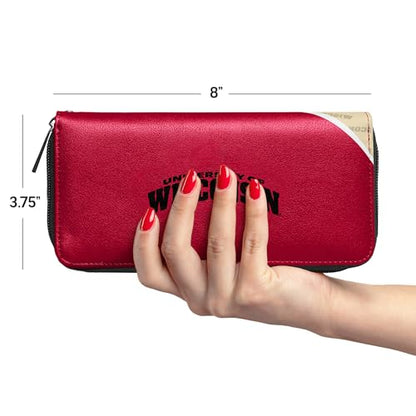 Littlearth NCAA Curve Zip Organizer - Officially Licensed Teams - color: Wisconsin Badgers