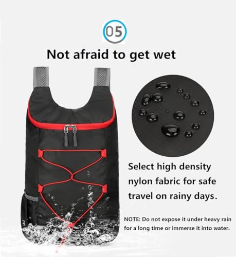 levayhill 16L Foldable Hiking Backpack,Small Packable Daypack,Dark Blue | Lightweight ,Outdoor Collapsible Rucksack,Ultralight Folding Back Pack, Water Repellent, Men Women Travel Gym, Easy Carry-on - color: Dark Blue
