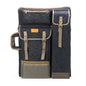TRANSON Art Portfolio Case Artist Backpack Canvas Bag Large 26” x 19.5” - color: Black